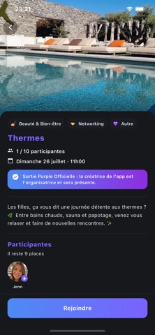Purple — Amis & Sorties iPhone screenshot 4