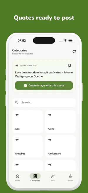 Kiwia - Quotes Maker screenshot 3