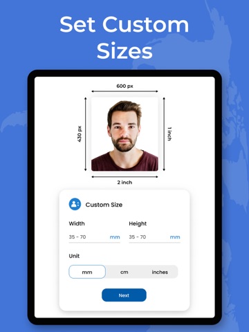 Passport Photo Maker - Visa/ID iPad screenshot