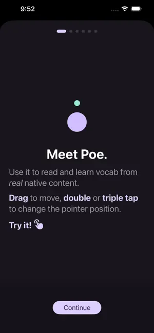 Poe Language Lens screenshot 1