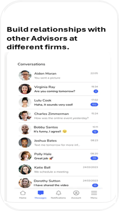 RIA Circle iPhone screenshot 2 - Social Networking app