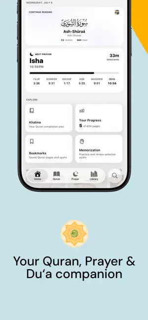 Mushaf: Quran, Prayer & Adhkar screenshot 1