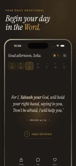Verso: Daily Bible Verse screenshot 1