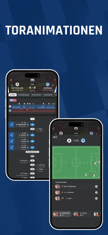 M Scores - Fussball Ergebnisse screenshot 5 of 9