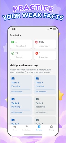 Smart Multiplication Tables Screenshot 5 of 7
