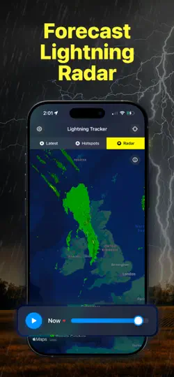 Lightning Tracker & Live Radar iPhone-skjermbilde 4
