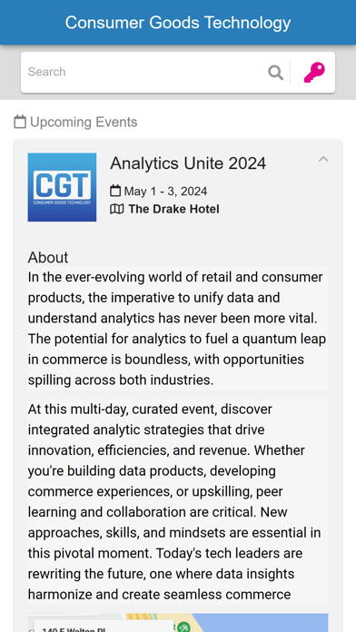 Consumer Goods Technology Screenshot