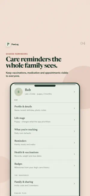 PawLog: Family Pet Care screenshot 4