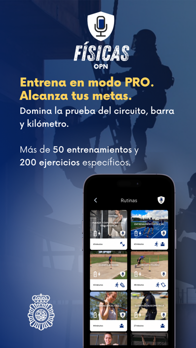 OPN Físicas Policía Nacional Screenshot