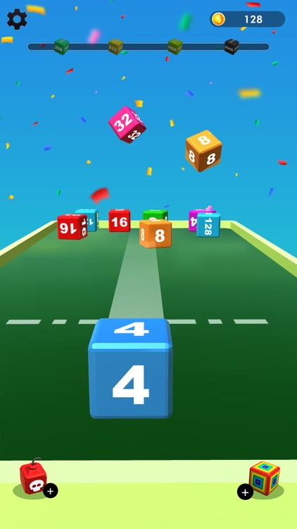 2048 Block Merge - Number 3D