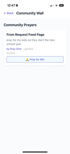 Pray Over Us screenshot 4