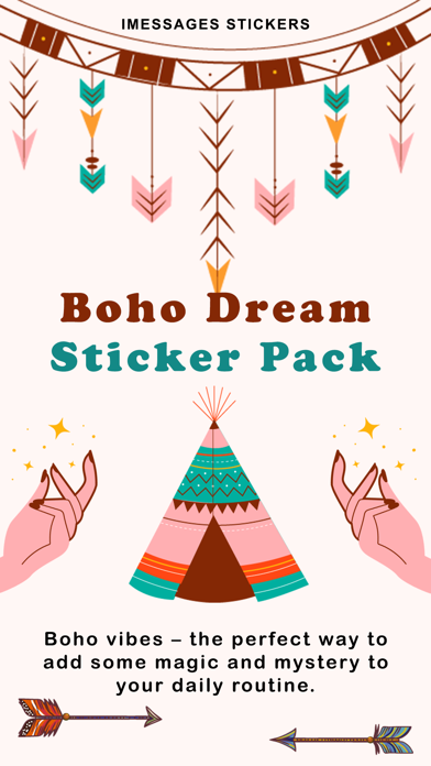Boho Dream Sticker Pack Screenshot