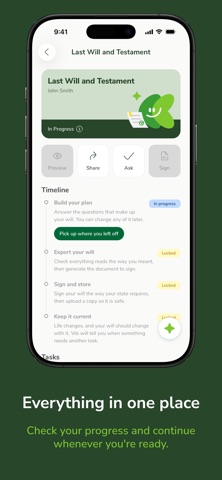 HeirLight – Simple Will Maker iPhone screenshot