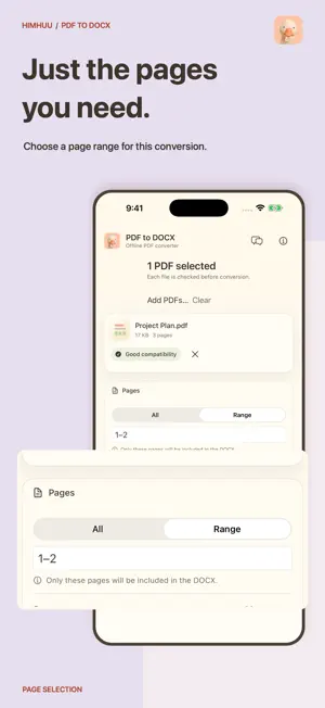 PDF to DOCX - Offline screenshot 4