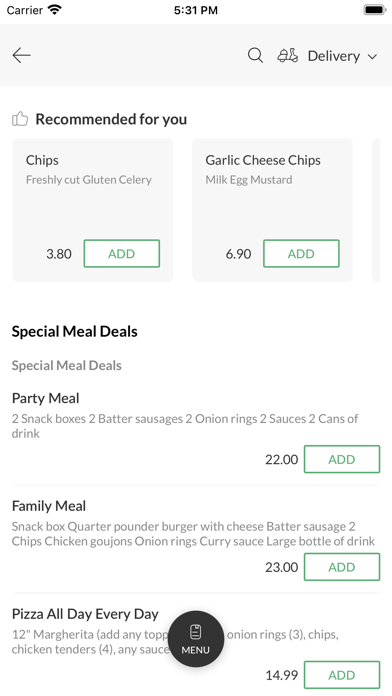 Central Grill Sallins Screenshot