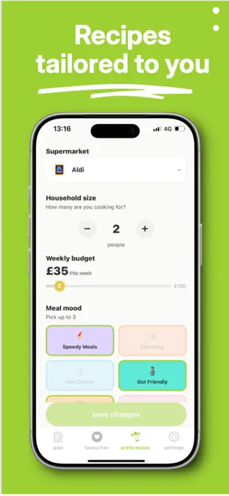 Mise - Meal Planner iPhone Screenshot 2