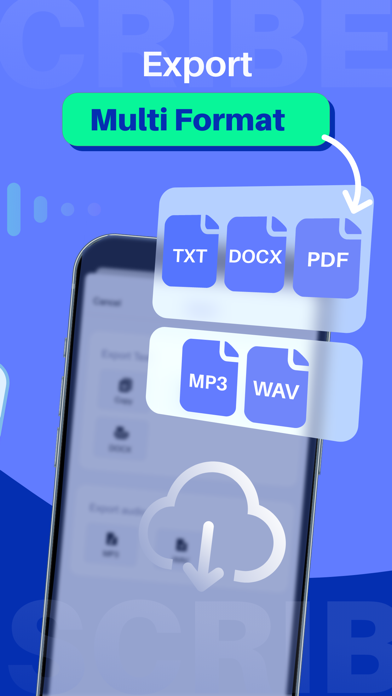 Screenshot #3 pour AI Transcribe: Record, Summary