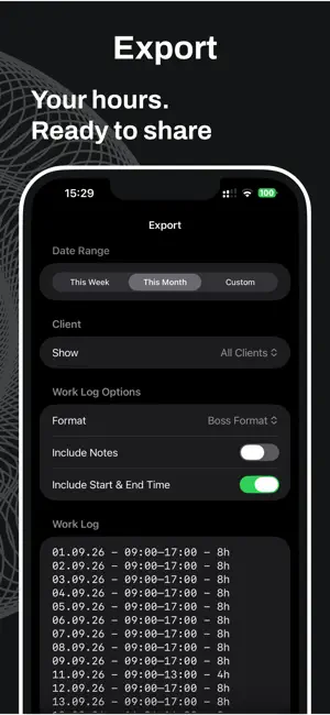 Work Hours Tracker: Hourly screenshot 3