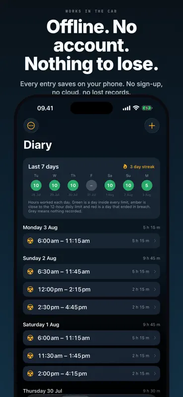 Work Diary & Logbook Checker screenshot 5 of 5