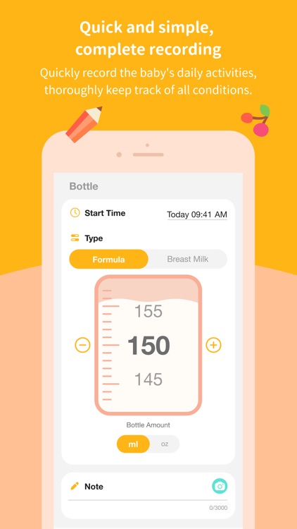 Baby Diary Tracker Log -CuboAi