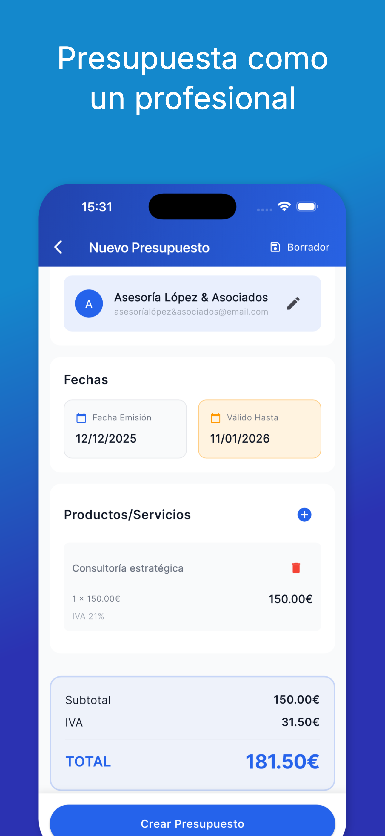FactuYa - Con Verifactu