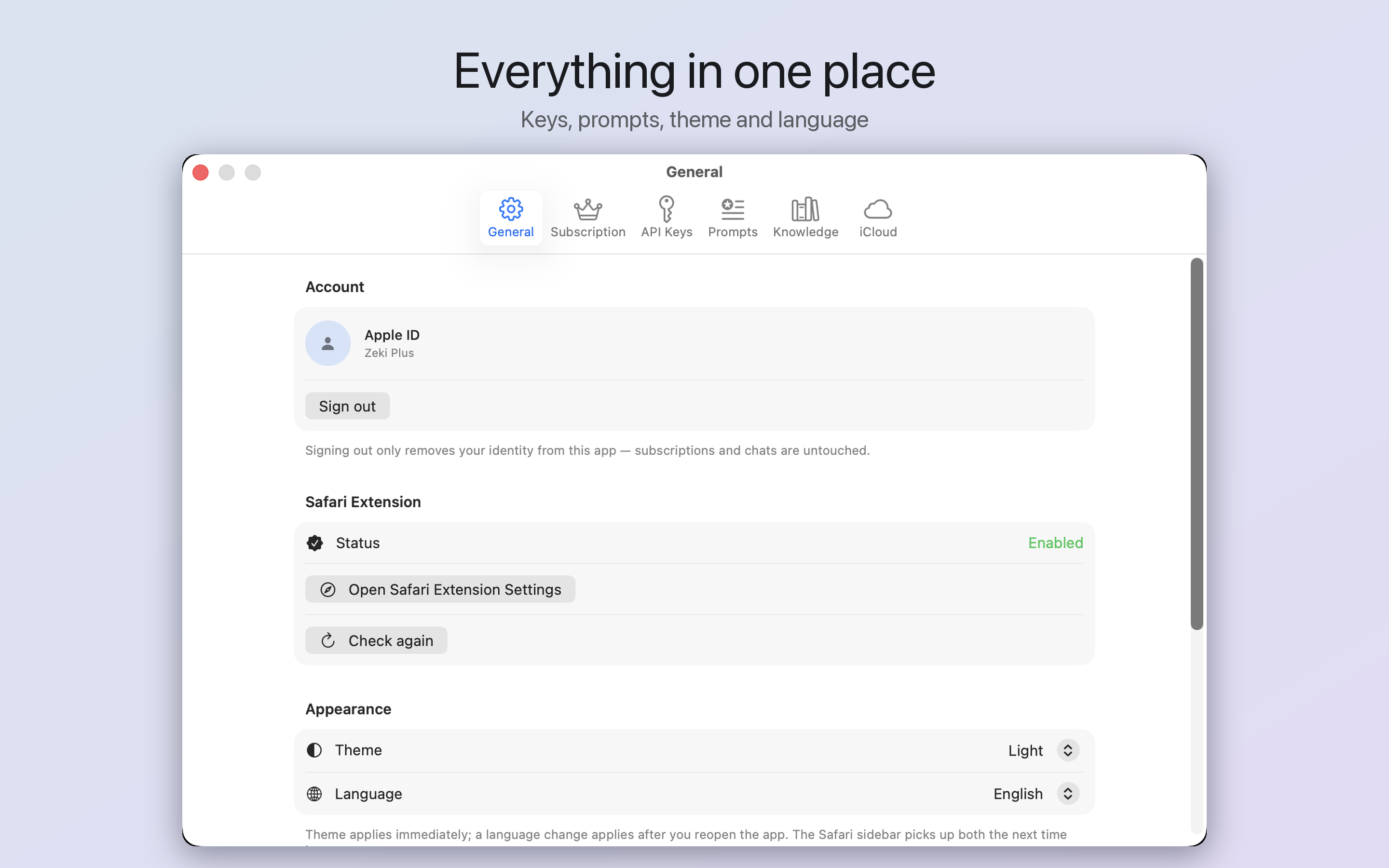 Zeki: AI Sidebar for Safari screenshot 10