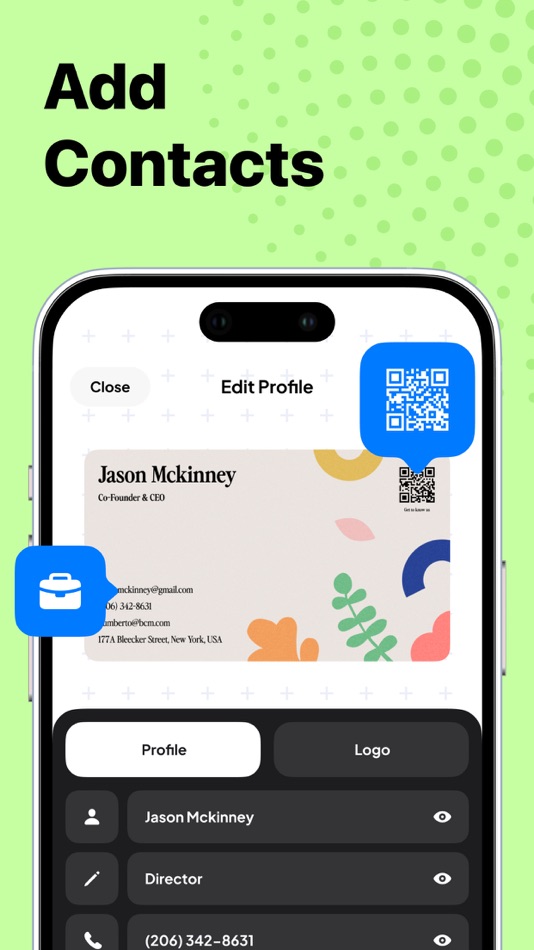#4. Business Card Maker· (iOS) 由: Le Giang Nam