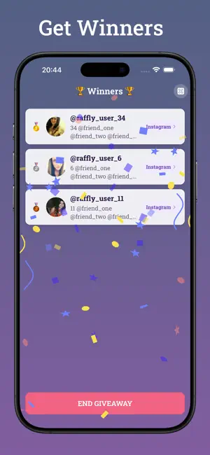 Raffly: Instagram Giveaway screenshot 3