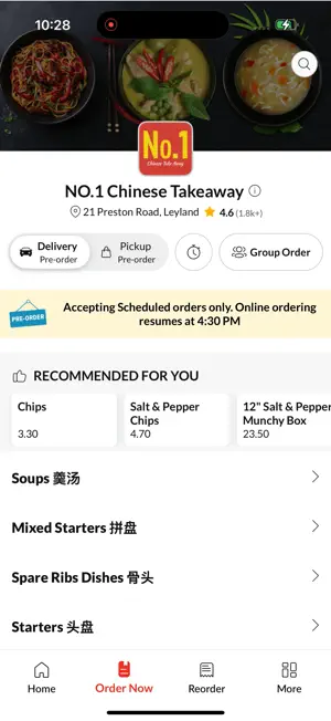 NO.1 Chinese Takeaway. screenshot 2