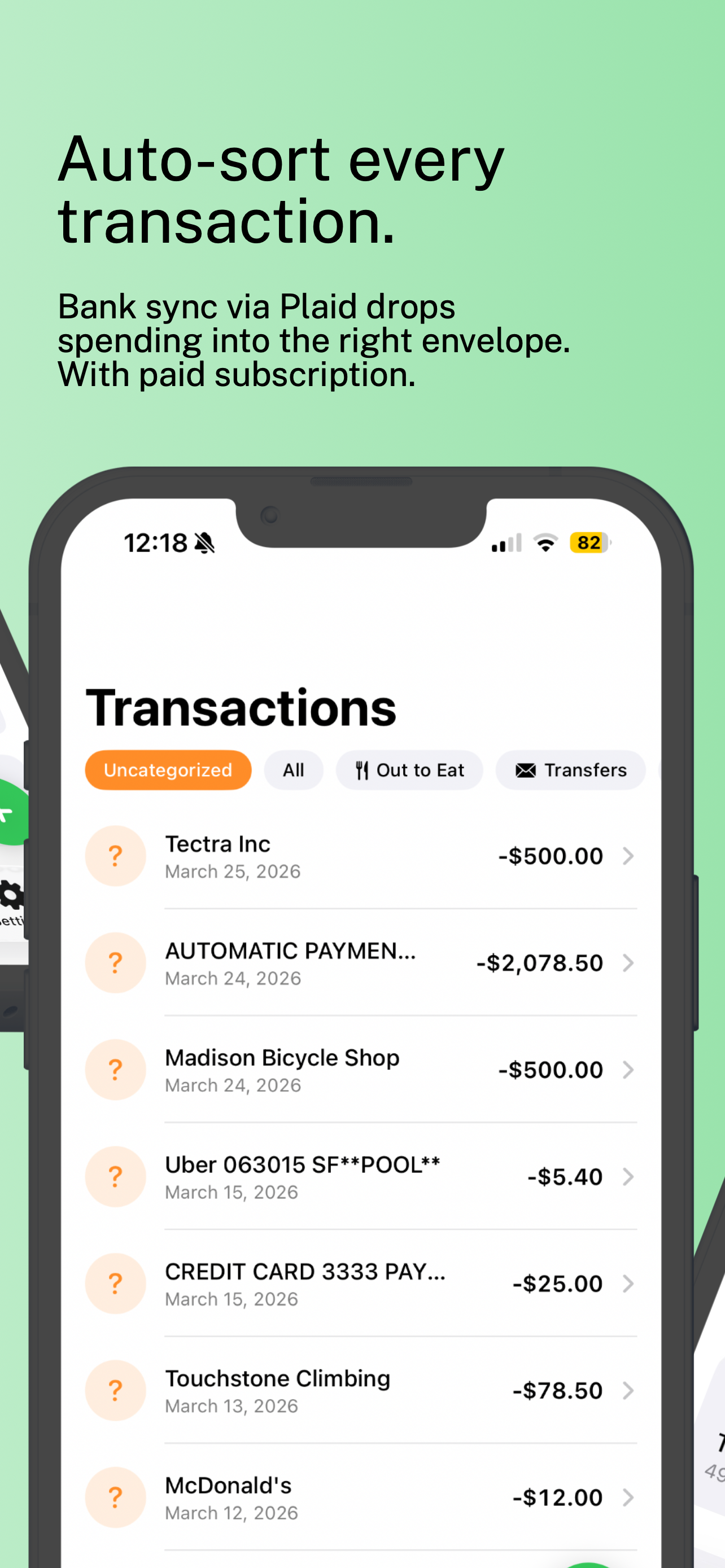 Our Envelope Budget screenshot 3