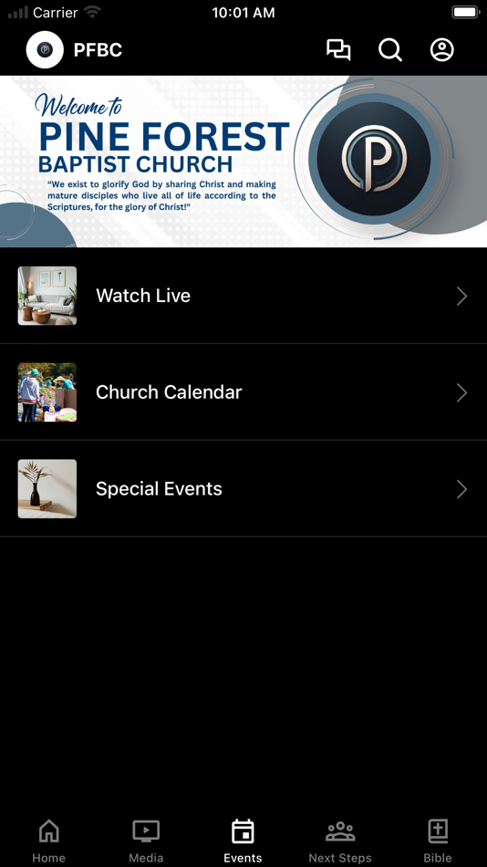 #3. Pine Forest (iOS) 由: Pine Forest Baptist Church, Inc.