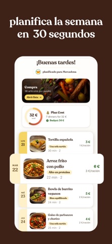 Piatto - meal planner iPhone screenshot 1