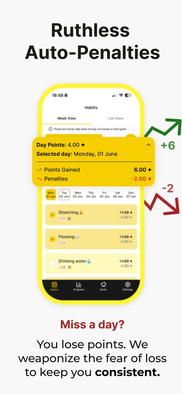 Screenshot #2 pour Habit Bank: Habit Tracker