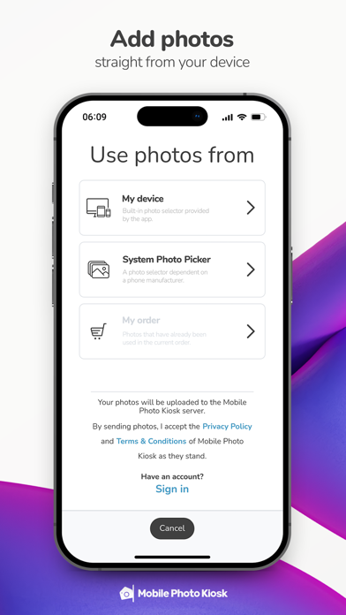 Mobile Photo Kiosk Screenshot