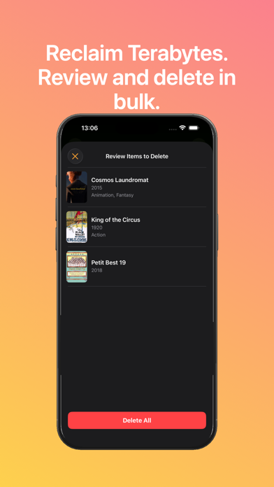 Screenshot 2 of Purger for Plex: Reclaim Space App