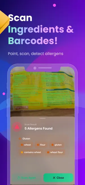 Allergio: Food Allergy Scanner screenshot 3
