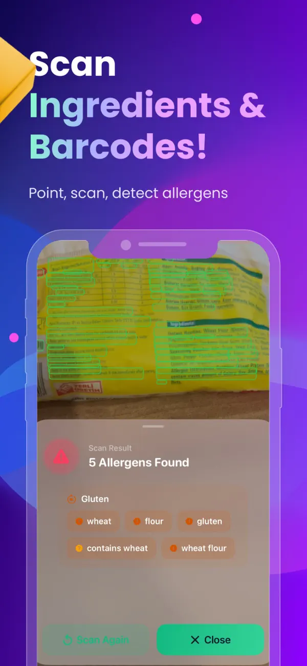 Screenshot #3 pour Allergio: Scanner d'Allergies