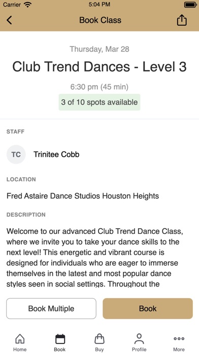 Fred Astaire Dance Studio Screenshot