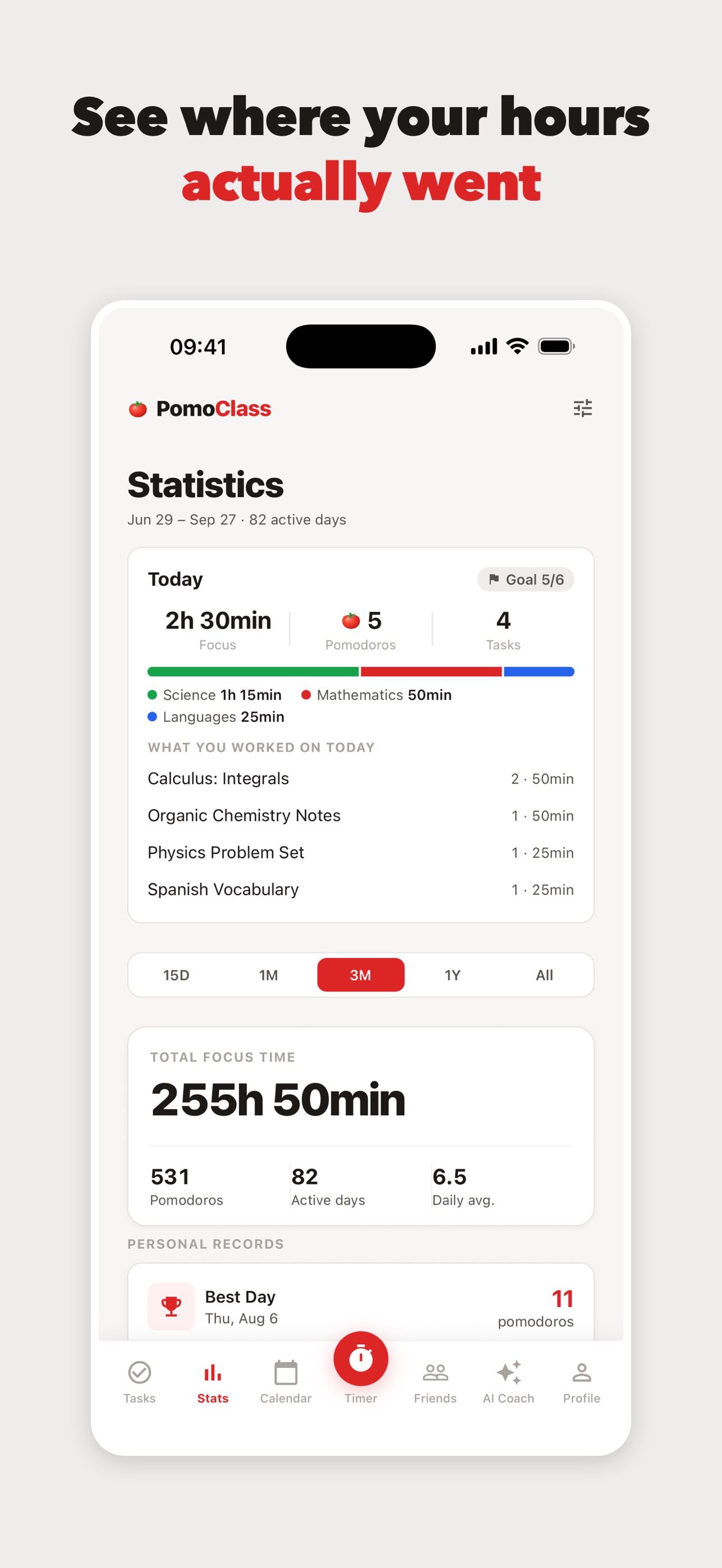 Screenshot 3 of PomoClass: Focus Timer