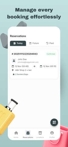 BaggsHotel Partner screenshot