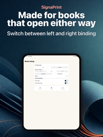 SignaPrint: PDF Imposition iPad screenshot