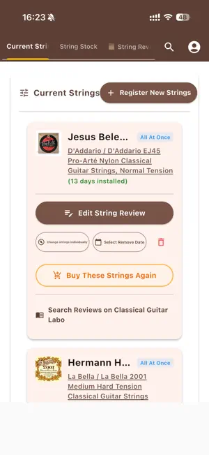 ReString - Guitar Tuner & Care screenshot 1