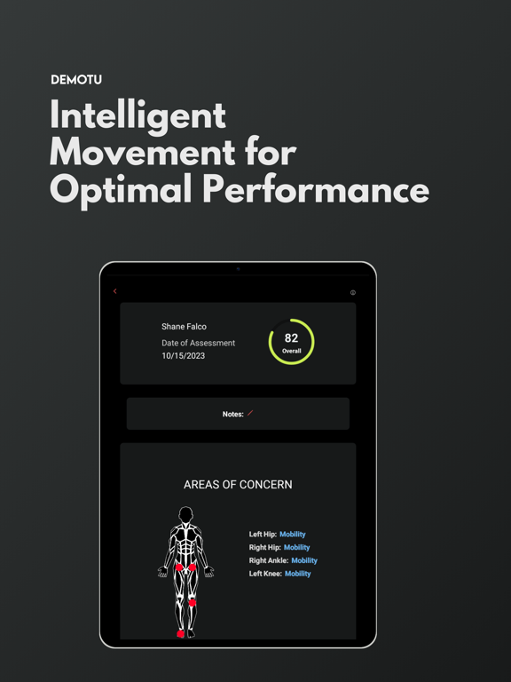 Demotu ∙ 3D Movement Analysis iPad screenshot 1 - Health & Fitness app
