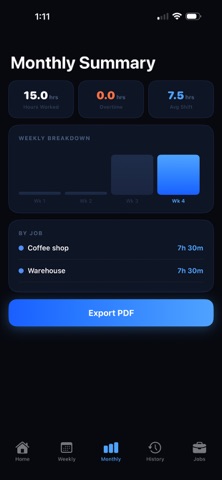 ShiftSplit screenshot