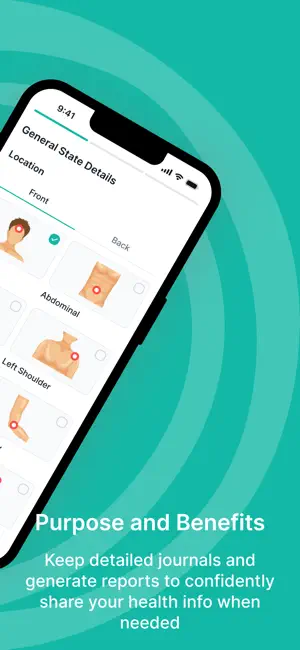 Pain Journal App screenshot 2