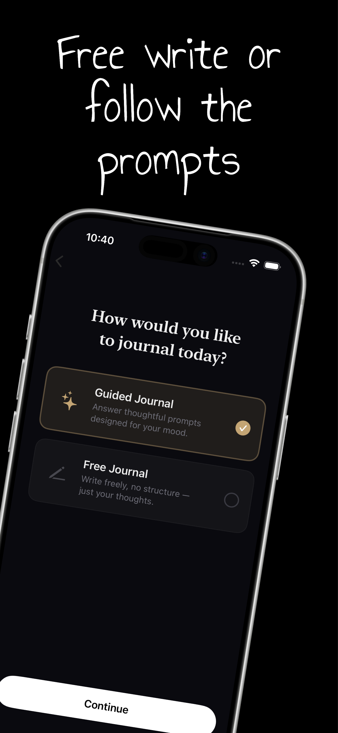 Whisper: AI Journal & Quotes