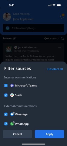 Maxen™ - Comms Intelligence Screenshot 3 of 10