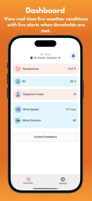 Fire Weather Alert screenshot 3