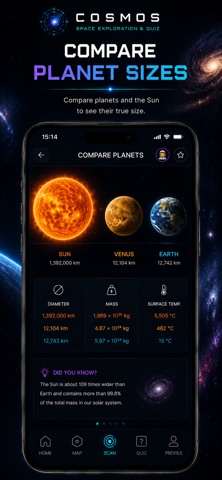 COSMOS: Solar System Explorer iPhone screenshot