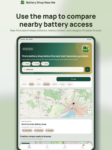 Battery Shop Near Me iPad screenshot